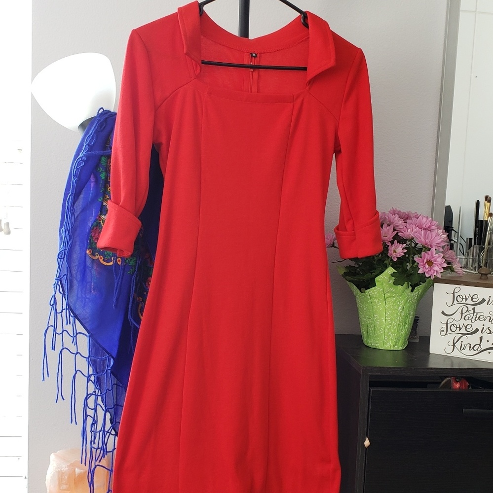 🥰Bodycon red ❤ dress 👘